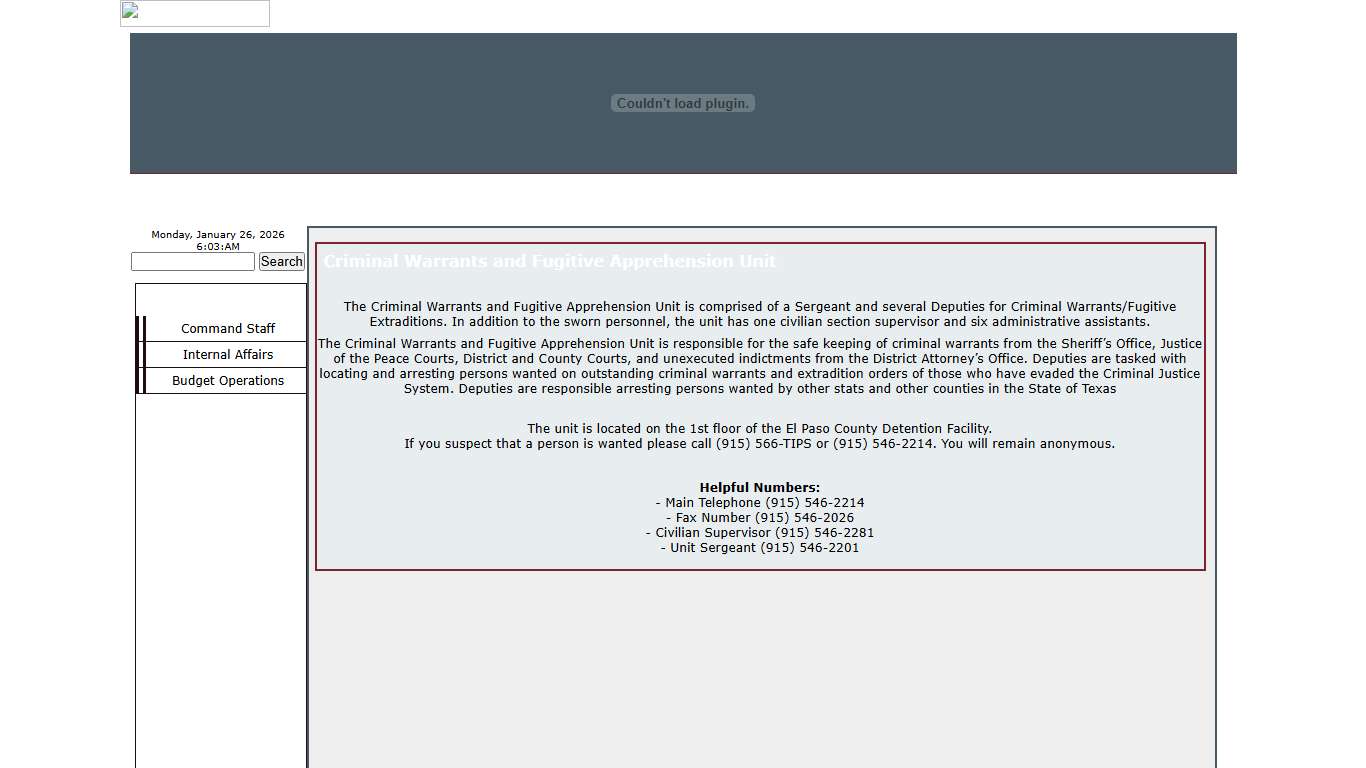 El Paso County Sheriff's Office